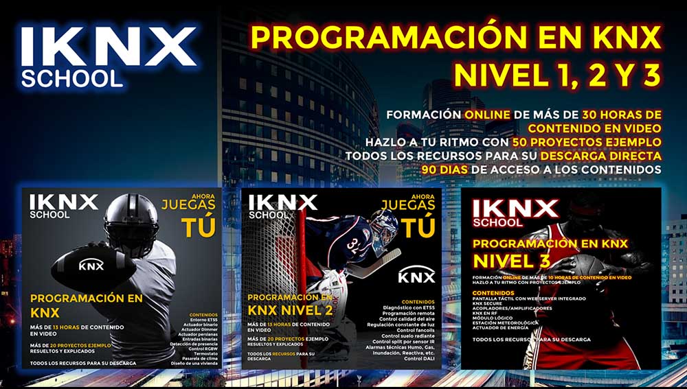 Curso KNX nivel 1,2 y 3